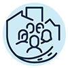 icon for safe and thriving neighbourhoods priority