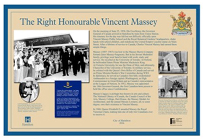 Sample of a Commemorative Heritage Plaque sized 90x60cm