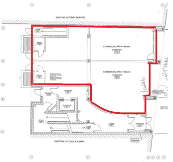 Floor Plan or Street-Front of 89 King Street East, Hamilton