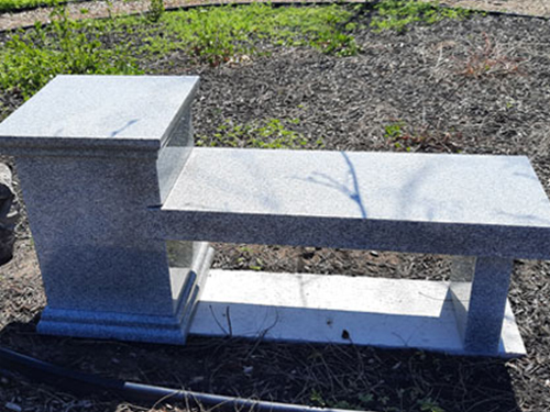 Concrete bench