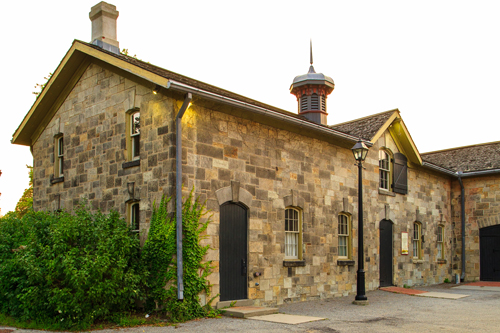 Old stone one story house