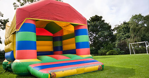 Inflatable bouncy castle