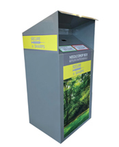 Grey Community Sharps Disposal Bins