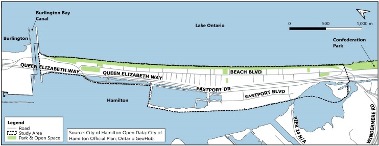 Study Area Map of Beach Boulevard Community Flood Remediation Study