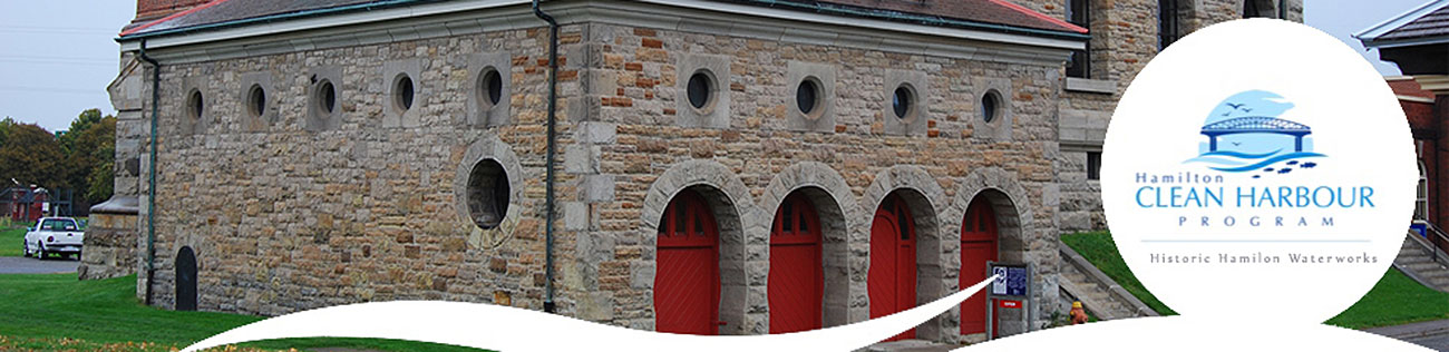 Hamilton Museum of Steam & Technology archways and red doors