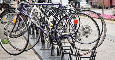 Example of Curbside Bike Parking