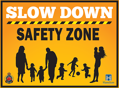 Example of Slow Down Safety Zone