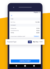 Screenshot of Pay Screen from Passport App