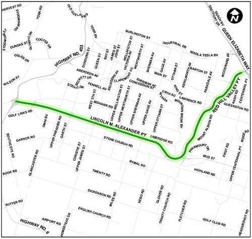 Study Area Map of the RHVP and LINC Feasibility Study