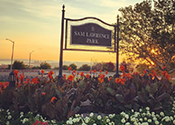 Ward 7: Sign at Sam Lawrence Park and garden