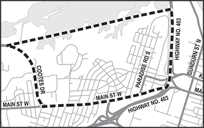 Study Area map of Westdale Neighbourhood