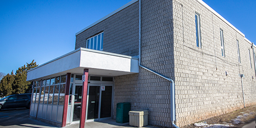 Front door entrance to Carlisle Arena