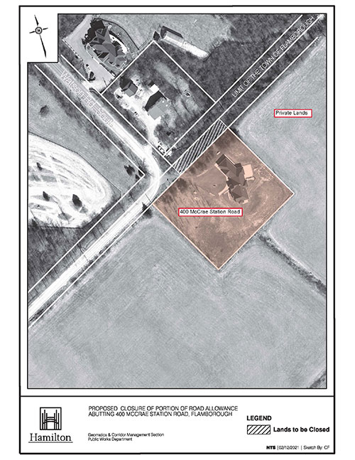 Aerial map of 400 McCrae Station Road