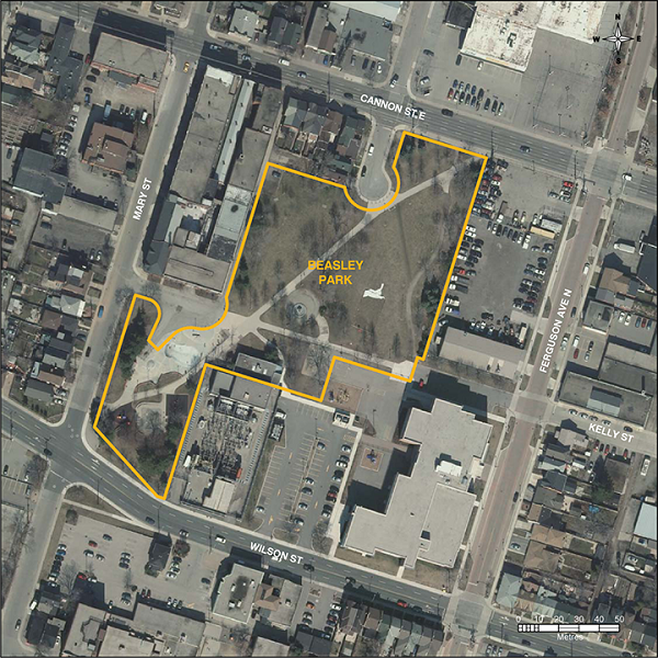 Map of Beasley Park