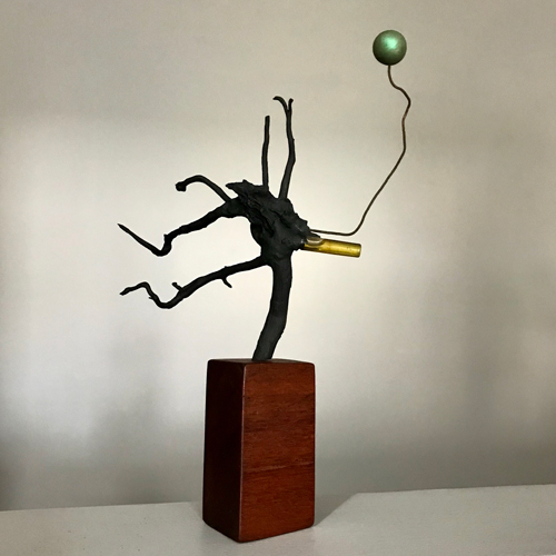 small mixed media sculpture