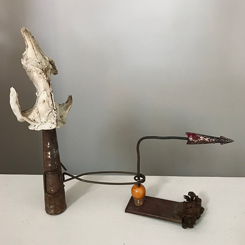 small mixed media sculpture