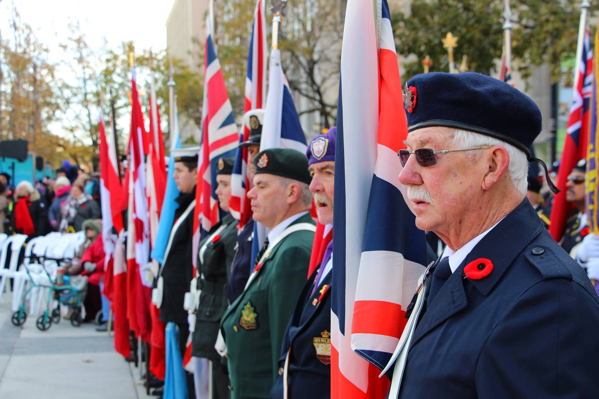 Remembrance Day Ceremony in Hamilton