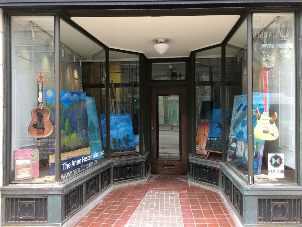 Anne Foster Windows in June 2018 by Artist Jude Johnson