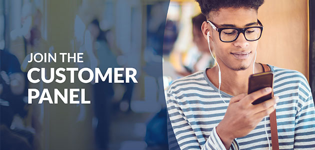 Promotion for Join the Customer Panel for HSR