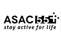 Logo for ASAC 55+ Stay Active for Life