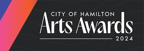 arts awards text on black background