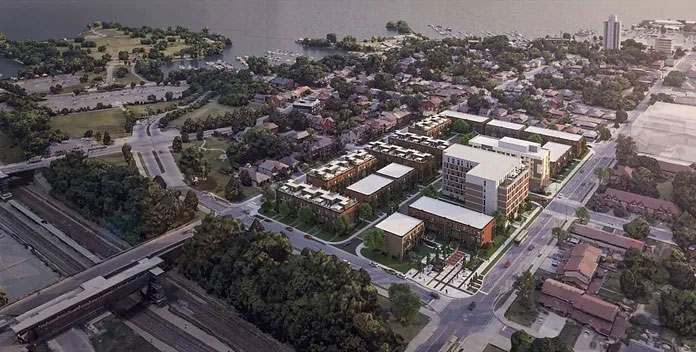 Rendering of 405 James N - Jamesville Development