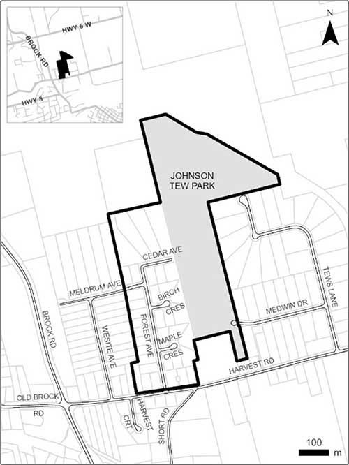 Study map for Greensville Water Supply System