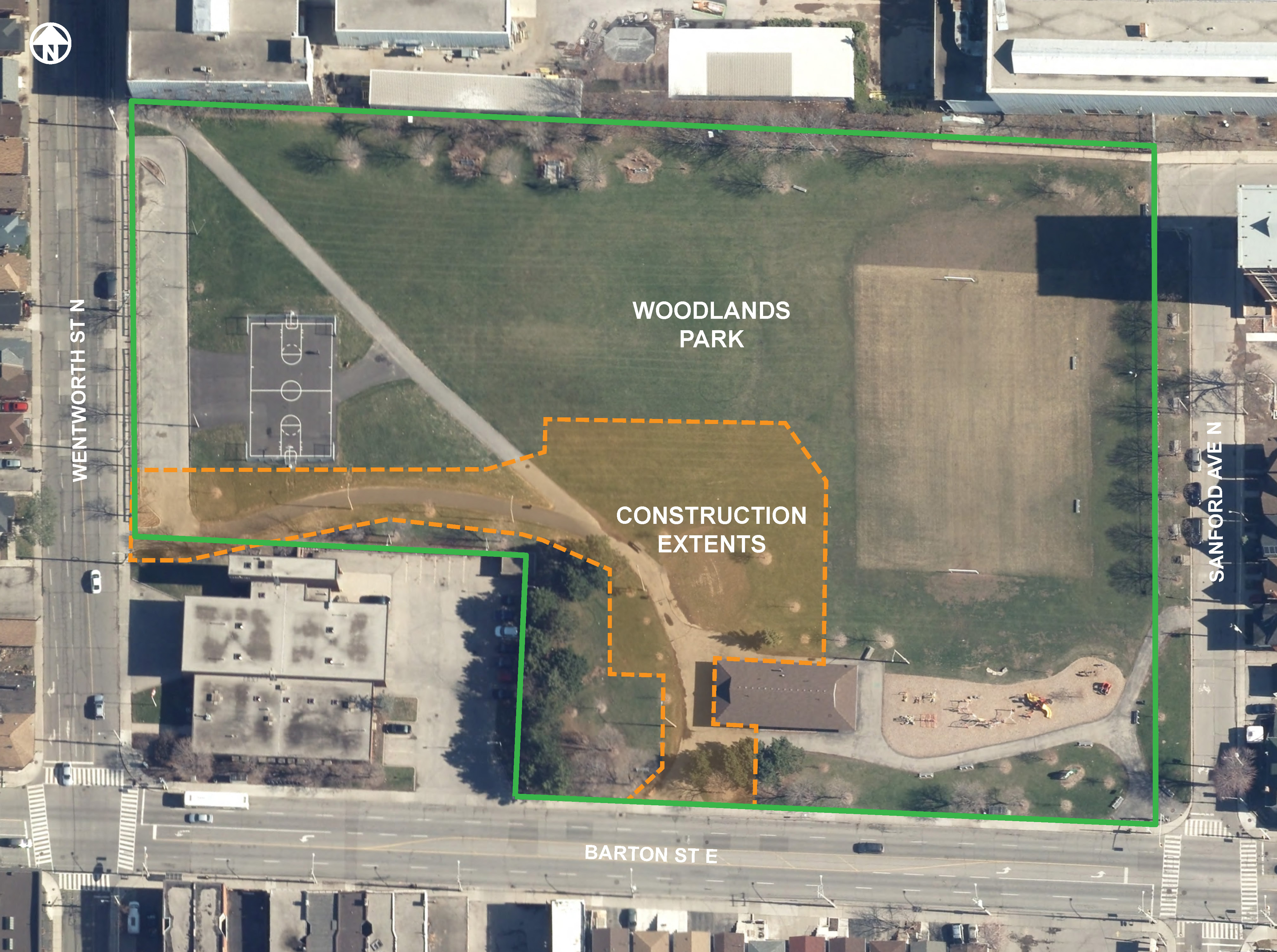 Map of Woodlands Park