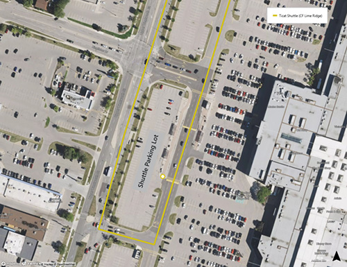 CF Lime Ridge Mall Park & Ride Location