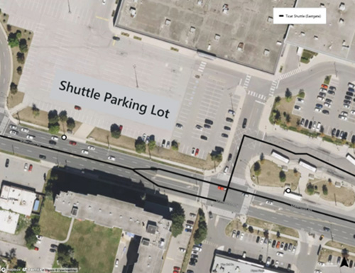 Eastgate Square “Park & Ride” Location