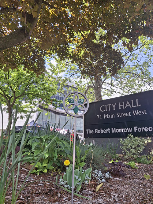 2025 Community Trillium Award in the City Hall garden