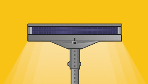 illustration of solar light