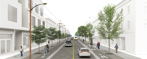 concept drawing of hatt street reconstruction