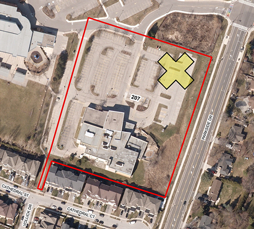 map of 207 parkside