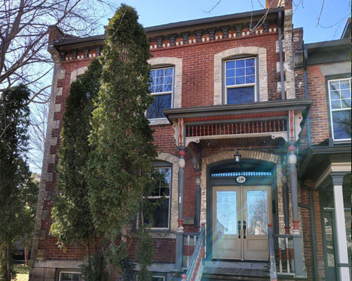 Circa 1919 property with detail covered porch