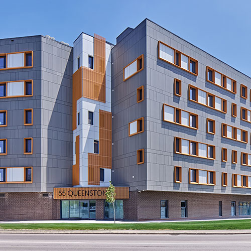 6 storey building will ground-level commercial space and 40 unit affordable housing on former City Motor Hotel site.