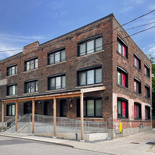 Transformation of former industrial building to provide homes for Urban Indigenous community