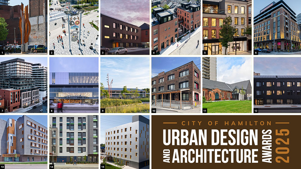 Collage of 2025 Urban Design & Architecture Awards