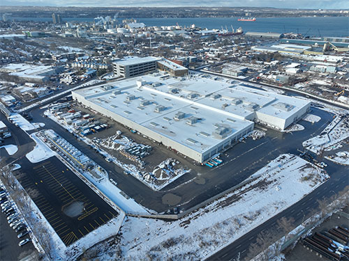 Photo taken November 28, 2025 looking northwest from Brant Street.