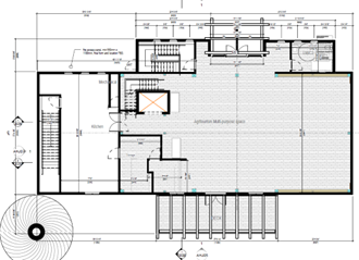Rendering of proposed building for hosting weddings and agritourism events
