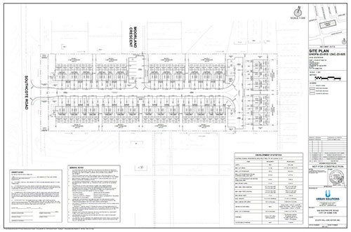 Site Plan for 509 Southcote Road, Ancaster