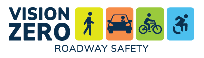 Logo for Vision Zero Roadway Safety