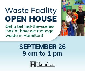Waste Facility open house September 26 from 9am to 1pm