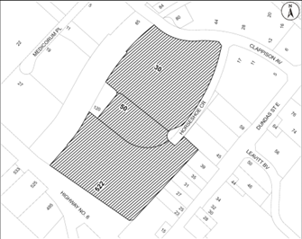 Location map of 522 Highway 6, 30 & 50 Horseshoe Crescent, Flamborough