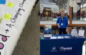 Pop-up booth at Limeridge Mall