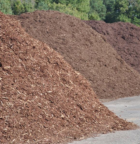 Pile of mulch