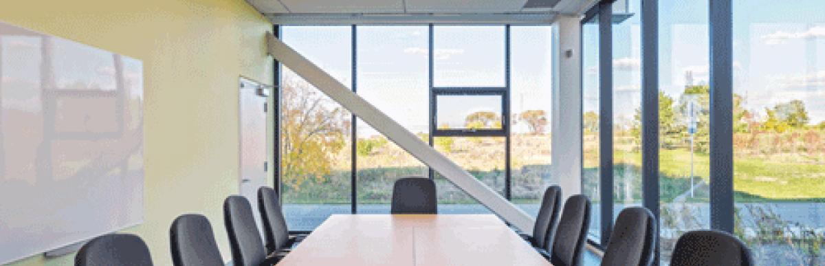 Boardroom table and chairs