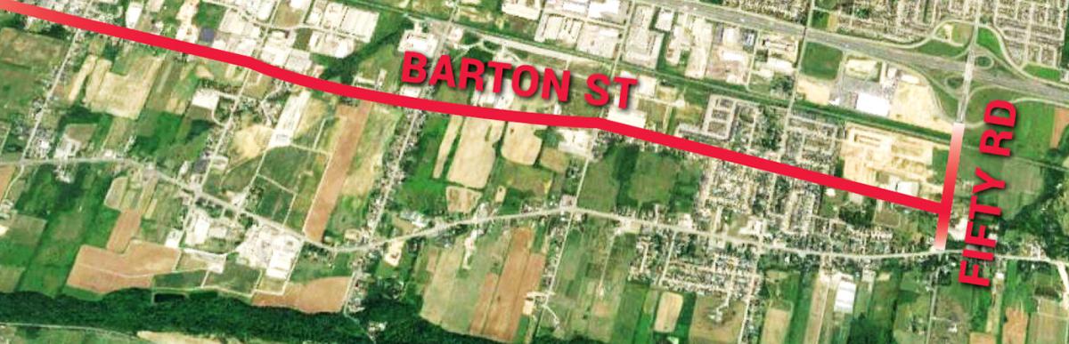 Promotion for Barton Street and Fifty Road Improvements EA
