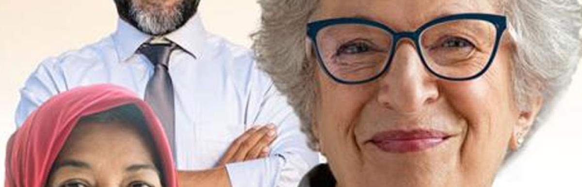 Image of headshots of 2 woman and a man