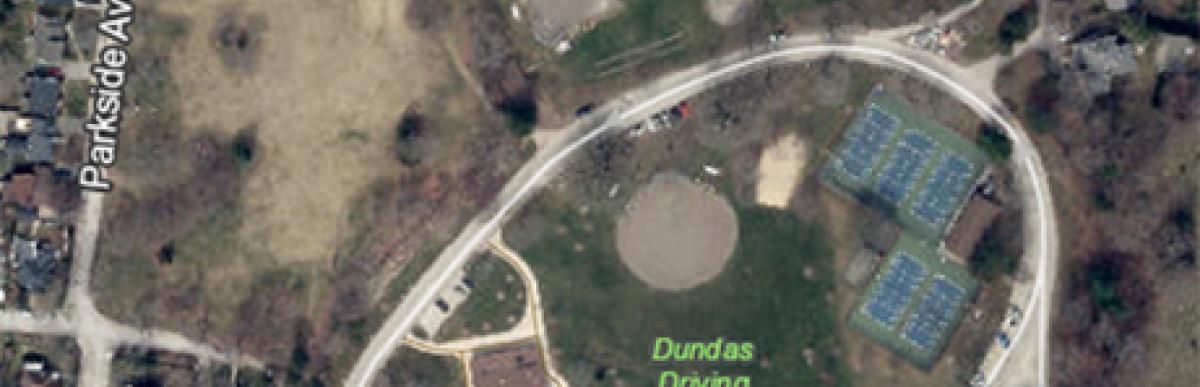 Dundas Driving park permitted toboggan hills map